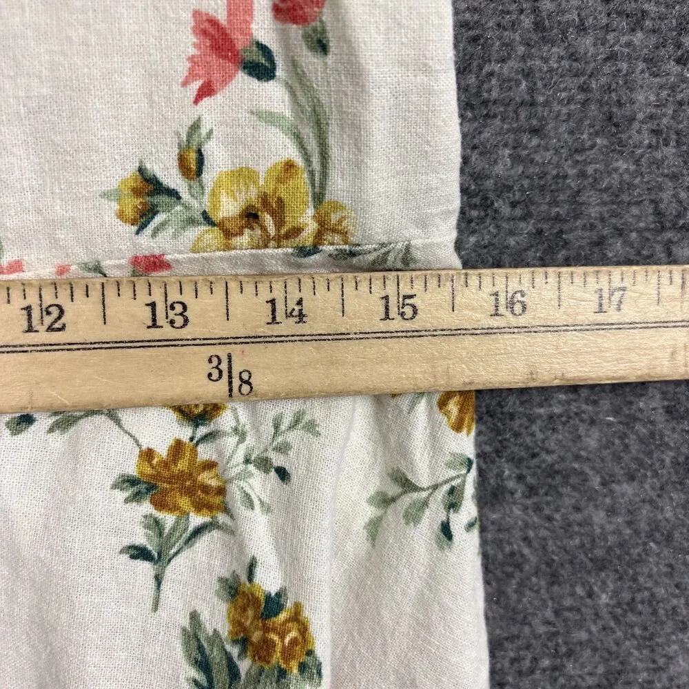 Old Navy Cami SunDress Womens Size L Cream Floral Peasant Cottagecore - Picture 6 of 10